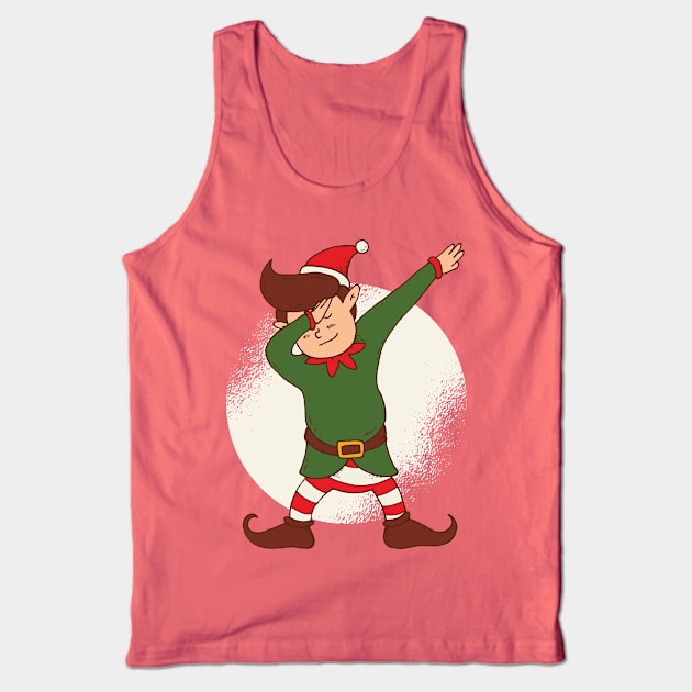 Dabbing Elf Tank Top by madeinchorley